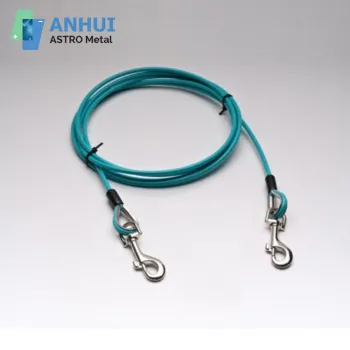 Dog Tie Out Cable with PVC Coating