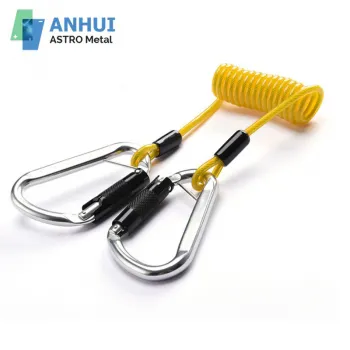 High-Quality Spring Lanyard With Two Hooks